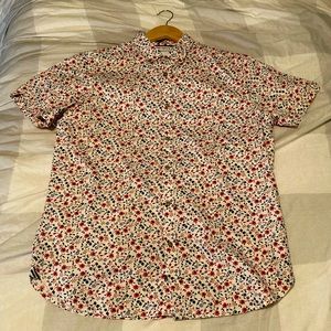 Denim And Flower Floral Shirt